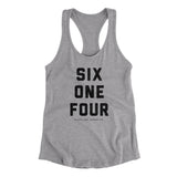 Columbus 614 Women's Racerback Tank-Allegiant Goods Co. Vintage Sports Apparel