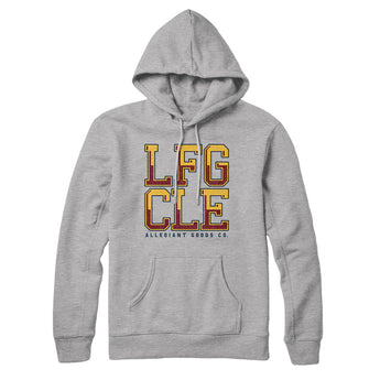 Lfg Cle Hoodie-Allegiant Goods Co. Vintage Sports Apparel