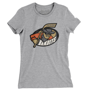 Jackson Bandits Women's T-Shirt-Allegiant Goods Co. Vintage Sports Apparel