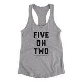 Lousiville 502 Women's Racerback Tank-Allegiant Goods Co. Vintage Sports Apparel