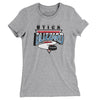 Utica Blizzard Women's T-Shirt-Heather Grey-Allegiant Goods Co. Vintage Sports Apparel