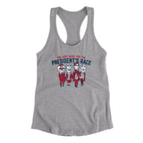 I’m Just Here For The Presidents Race Women's Racerback Tank-Allegiant Goods Co. Vintage Sports Apparel