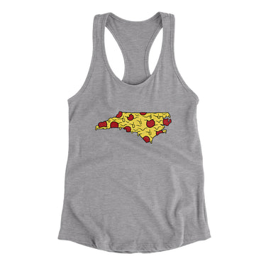 North Carolina Pizza State Women's Racerback Tank-Allegiant Goods Co. Vintage Sports Apparel