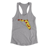 Florida Pizza State Women's Racerback Tank-Allegiant Goods Co. Vintage Sports Apparel