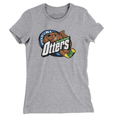 Missouri River Otters Women's T-Shirt-Allegiant Goods Co. Vintage Sports Apparel