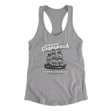 Greetings From Gasparilla Women's Racerback Tank-Heather Grey-Allegiant Goods Co. Vintage Sports Apparel