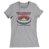 Busch Memorial Stadium Women's T-Shirt-Allegiant Goods Co. Vintage Sports Apparel