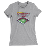 Sportsmans Park St. Louis Women's T-Shirt-Allegiant Goods Co. Vintage Sports Apparel