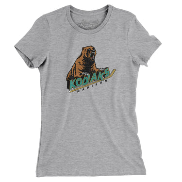 Madison Kodiaks Women's T-Shirt-Allegiant Goods Co. Vintage Sports Apparel
