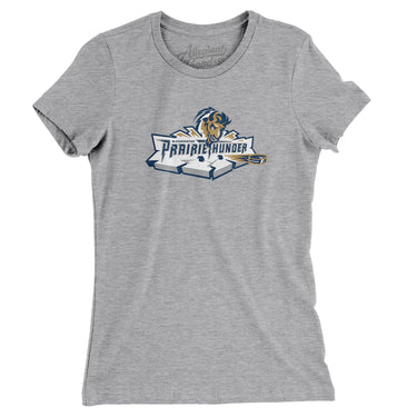 Bloomington Prairiethunder Women's T-Shirt-Allegiant Goods Co. Vintage Sports Apparel