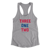 Chicago 312 Women's Racerback Tank-Heather Grey-Allegiant Goods Co. Vintage Sports Apparel