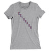 Colorado Hockey Jersey Women's T-Shirt-Heather Grey-Allegiant Goods Co. Vintage Sports Apparel