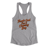 Thank God I’m A Country Boy Women's Racerback Tank-Allegiant Goods Co. Vintage Sports Apparel