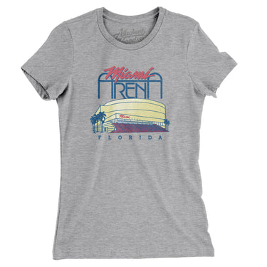 Miami Arena Women's T-Shirt-Allegiant Goods Co. Vintage Sports Apparel