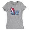 We're Talking Proud Women's T-Shirt-Heather Grey-Allegiant Goods Co. Vintage Sports Apparel