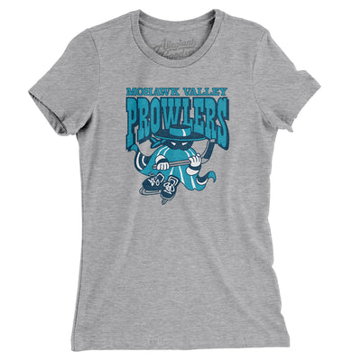 Mohawk Valley Prowlers Women's T-Shirt-Heather Grey-Allegiant Goods Co. Vintage Sports Apparel