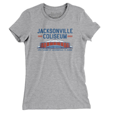 Jacksonville Coliseum Women's T-Shirt-Allegiant Goods Co. Vintage Sports Apparel