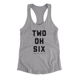 Seattle 206 Women's Racerback Tank-Allegiant Goods Co. Vintage Sports Apparel