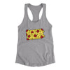 Pennsylvania Pizza State Women's Racerback Tank-Heather Grey-Allegiant Goods Co. Vintage Sports Apparel