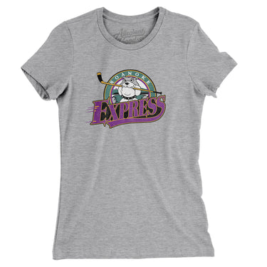 Roanoke Express Women's T-Shirt-Allegiant Goods Co. Vintage Sports Apparel