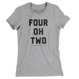 Lincoln 402 Women's T-Shirt-Heather Grey-Allegiant Goods Co. Vintage Sports Apparel