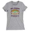 Rfk Stadium Women's T-Shirt-Heather Grey-Allegiant Goods Co. Vintage Sports Apparel