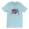 Arkansas Riverblades Men/Unisex T-Shirt-Heather Ice Blue-Allegiant Goods Co. Vintage Sports Apparel