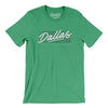 Dallas Retro Men/Unisex T-Shirt-Heather Kelly-Allegiant Goods Co. Vintage Sports Apparel