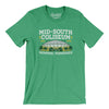 Mid-South Coliseum Men/Unisex T-Shirt-Heather Kelly-Allegiant Goods Co. Vintage Sports Apparel