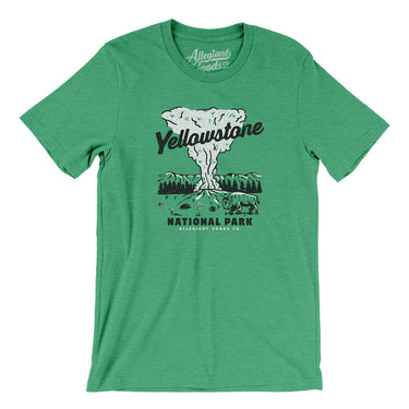 Yellowstone National Park Old Faithful Men/Unisex T-Shirt-Allegiant Goods Co. Vintage Sports Apparel