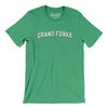 Grand Forks North Dakota Varsity Men/Unisex T-Shirt-Heather Kelly-Allegiant Goods Co. Vintage Sports Apparel