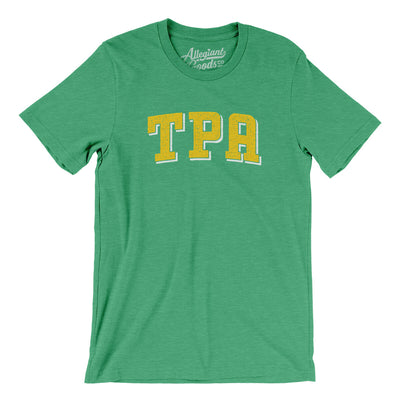 TPA Varsity Men/Unisex T-Shirt-Heather Kelly-Allegiant Goods Co. Vintage Sports Apparel