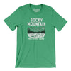 Rocky Mountains National Park Men/Unisex T-Shirt-Heather Kelly-Allegiant Goods Co. Vintage Sports Apparel