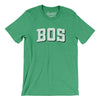 BOS Varsity Men/Unisex T-Shirt-Heather Kelly-Allegiant Goods Co. Vintage Sports Apparel