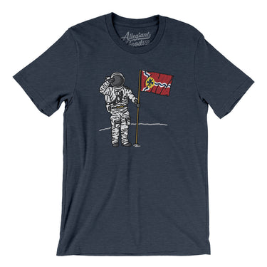 St Louis Flag Moonman Men/Unisex T-Shirt-Allegiant Goods Co. Vintage Sports Apparel