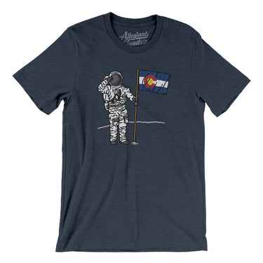 Colorado Flag Moonman Men/Unisex T-Shirt-Allegiant Goods Co. Vintage Sports Apparel