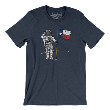 Texas Flag Moonman Men/Unisex T-Shirt-Allegiant Goods Co. Vintage Sports Apparel