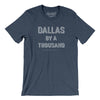Dallas By A Thousand Men/Unisex T-Shirt-Heather Navy-Allegiant Goods Co. Vintage Sports Apparel