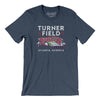 Turner Field Men/Unisex T-Shirt-Heather Navy-Allegiant Goods Co. Vintage Sports Apparel