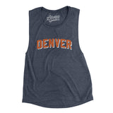 Denver Varsity Women's Flowey Scoopneck Muscle Tank-Allegiant Goods Co. Vintage Sports Apparel