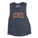 Chi Varsity Women's Flowey Scoopneck Muscle Tank-Allegiant Goods Co. Vintage Sports Apparel