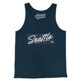 Seattle Retro Men/Unisex Tank Top-Allegiant Goods Co. Vintage Sports Apparel