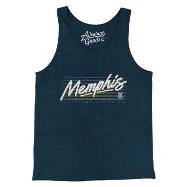 Memphis Retro Men/Unisex Tank Top-Allegiant Goods Co. Vintage Sports Apparel