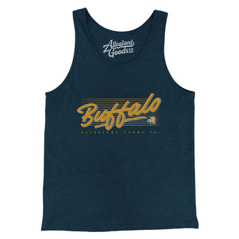 Buffalo Retro Men/Unisex Tank Top-Allegiant Goods Co. Vintage Sports Apparel