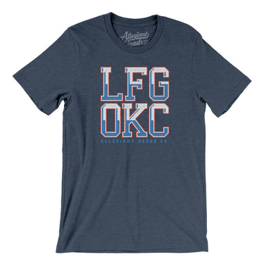 Lfg Okc Men/Unisex T-Shirt-Allegiant Goods Co. Vintage Sports Apparel