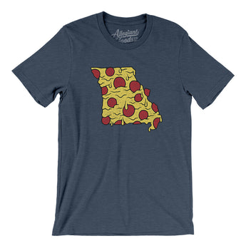 Missouri Pizza State Men/Unisex T-Shirt-Allegiant Goods Co. Vintage Sports Apparel