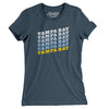 Tampa Bay Vintage Repeat Women's T-Shirt-Heather Navy-Allegiant Goods Co. Vintage Sports Apparel