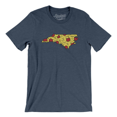 North Carolina Pizza State Men/Unisex T-Shirt-Allegiant Goods Co. Vintage Sports Apparel