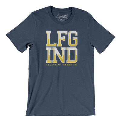 Lfg Ind Men/Unisex T-Shirt-Heather Navy-Allegiant Goods Co. Vintage Sports Apparel