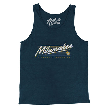 Milwaukee Retro Men/Unisex Tank Top-Allegiant Goods Co. Vintage Sports Apparel